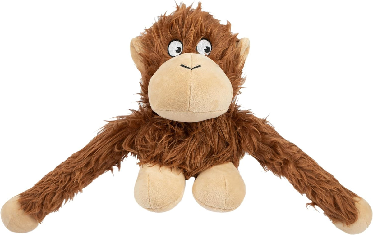 Best Pet Supplies Bunny Buddy Squeaky Plush Dog Toy, Beige - O-Hug-Atan (Brown) / Large