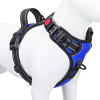 PHOEPET No Pull Dog Harness Medium Reflective Front Clip Vest - Extra Small / Royal Blue