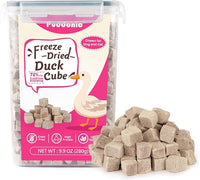 Freeze Dried Cats & Dogs Raw Treats, All Natural Single Ingredient Duck Breast, High Protein Healthy Pet Training Treats or Food Topper, 9.9 oz