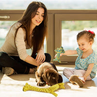SunGrow Cotton Rope Dog Toys - 2 Pieces ( Giraffe, and Dog ) - image 4