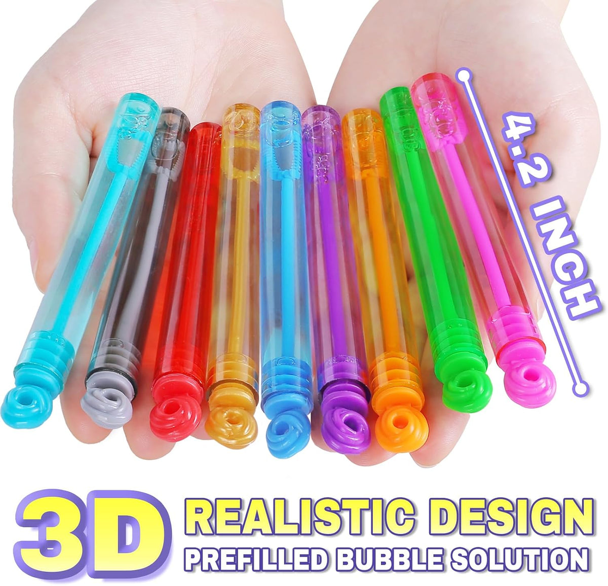 32 Piece Mini Bubble Wands Bulk - bubble set - image 3