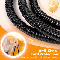 Niubya Pet Heating Pad for Dogs Cats with Timer and Soft Cover - Lake Blue / 30" x 18" - image 2