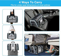 Airline Approved Pet Carrier, Large Soft Sided Pet Travel TSA Carrier 4 Sides Expandable Cat Collapsible Carriers with Removable Fleece Pad and Pockets for Cats Dogs and Small Animals