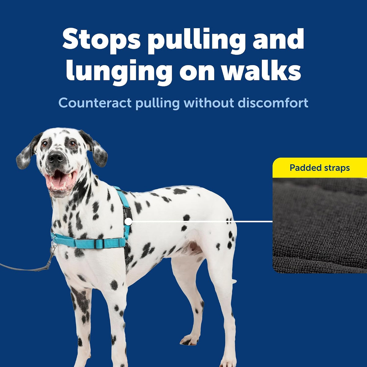 PetSafe Easy Walk Deluxe Dog Harness, No Pull Dog Harness - Large / Ocean Blue - image 3