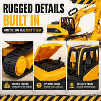 Liberty Imports 15" Oversized Construction Excavator Toy Digger - Excavator - image 3