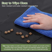 Outdoor XL Dog Crate Pad Bed, Waterproof Wipeable Mat, 41" - Black / 35"L x 22"W x 1.2"Th - image 2