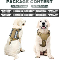 WINSEE Tactical Dog Harness - Large / Brown - image 2