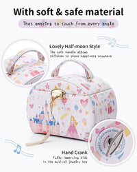VLANDO 2 Layer Girls Musical Jewelry Box with Ballerina and Large - D.Fantasy Princess - image 4