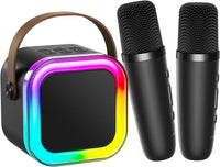 Kinglucky Mini Karaoke Machine for Kids - Black