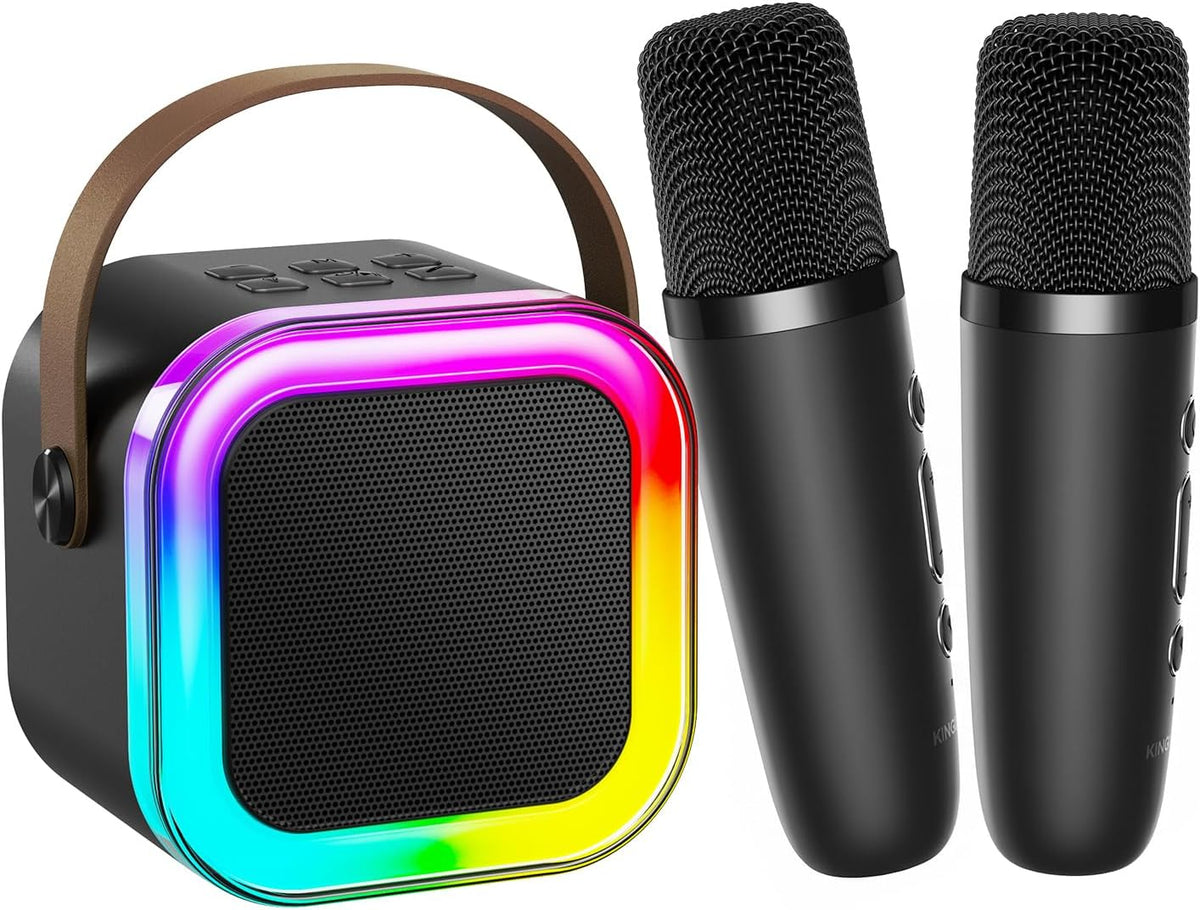 Kinglucky Mini Karaoke Machine for Kids - Black