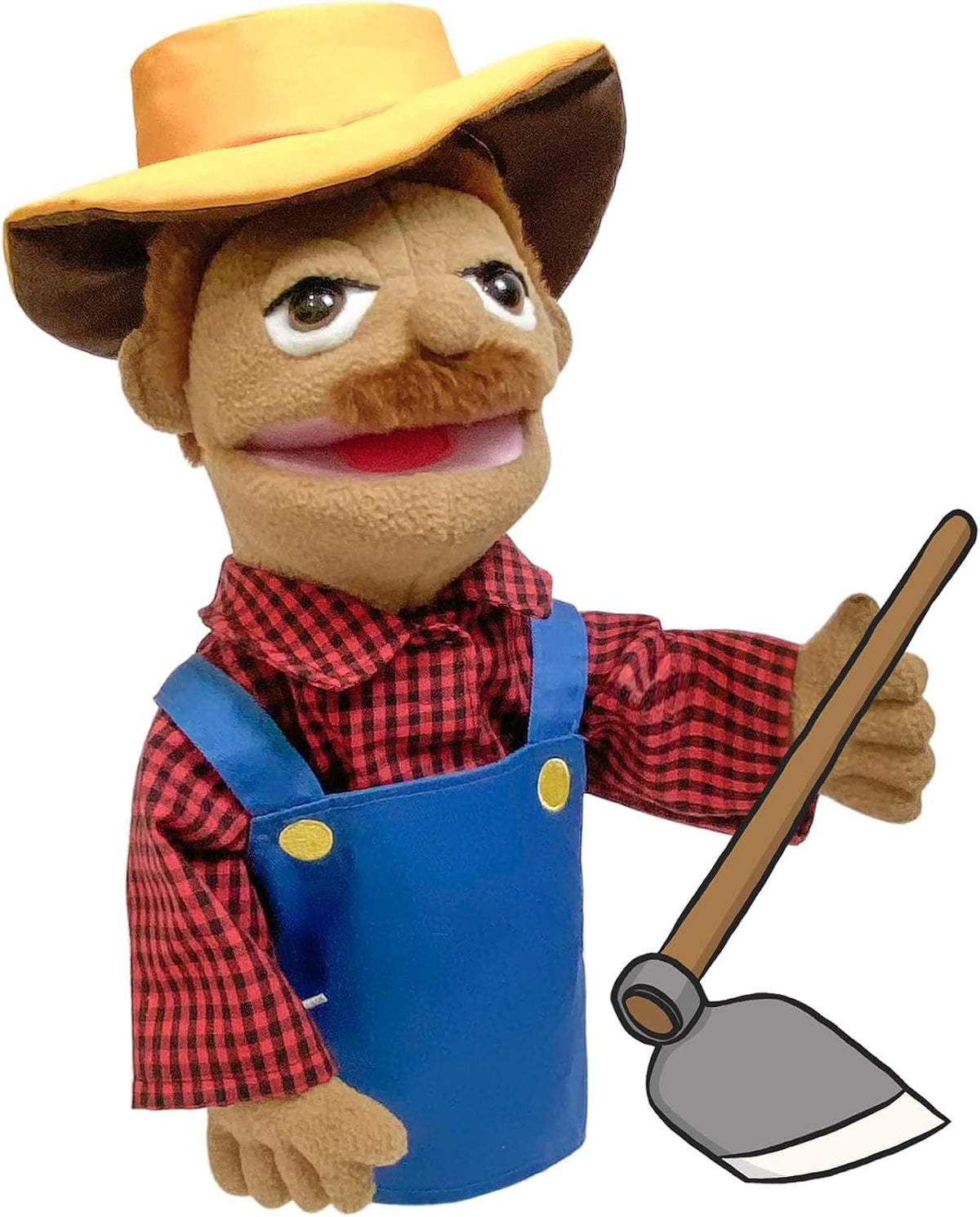 16" Puppets Entriloquist Puppet - H-peasant - image 4