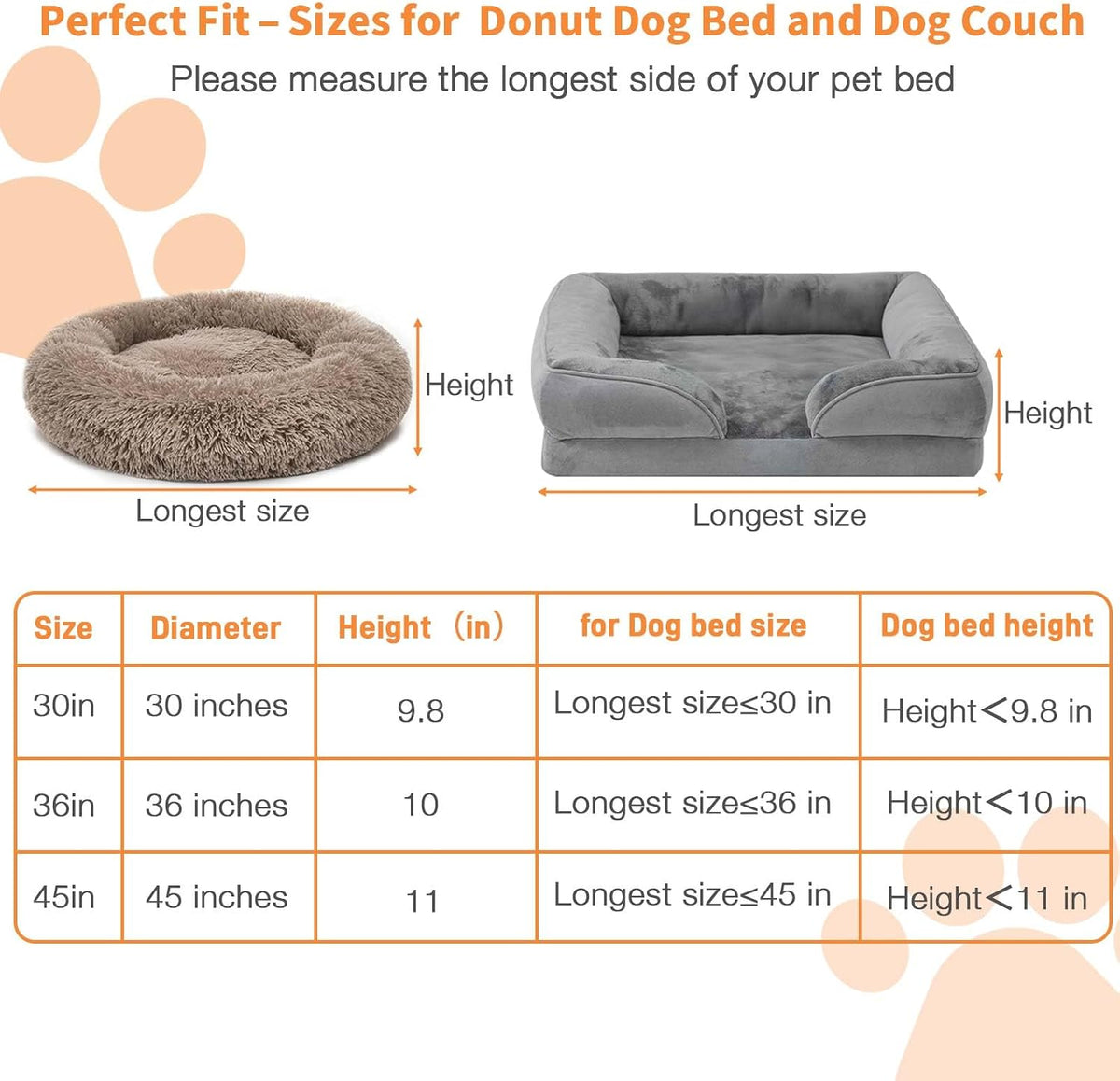 Dog Bed Covers Replacement Washable Waterproof Round Bed Protector - 30 in - image 2