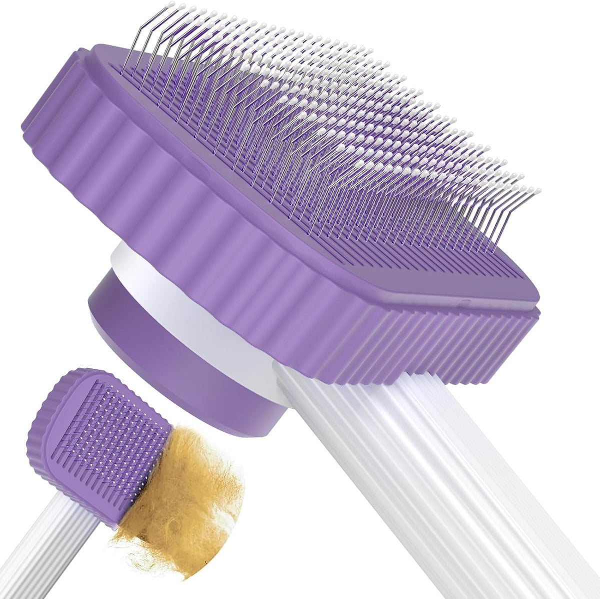 Cat brush, Cat Brush for Long or Short Haired Cats – Essentials for Cats - Violet
