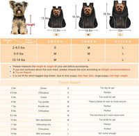 WOYYHO Pet Dog Carrier Backpack - Black / Large(10-14lbs) - image 4