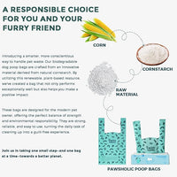 Cat Litter Bags and Dog Poop Bags with Handle, 180 Counts, Cornstarch Based Extra-Thick&100% Leak Proof,Pet Waste Bag for Kitty and Doggie (Lavender Scented)
