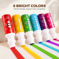 Jar Melo Washable Dot Markers for Kids, Large 60ML - 6 Colors - image 3