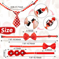 Chumia 100 Pcs Adjustable Dog Ties Set for Medium Large Dog Cat Party – Essentials for Dogs - image 2