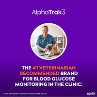 AlphaTrak 3, 8 Piece Pet Blood Glucose Monitoring Kit for Diabetic Cats, Dogs, and Horses All-in-One Solution for in-Clinic Or at Home, with Digital Results