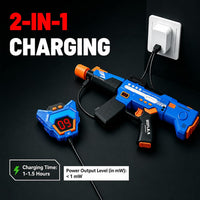 inodoo rechargeable laser tag set of 4 blasters with LED digital vests - view 11