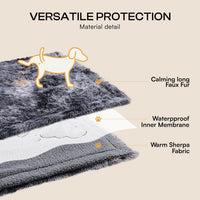 Luciphia Calming Waterproof Dog Blanket - Tie-dye Grey / 40"x50" - image 3