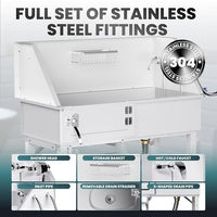 Dog Washing Station for Home,38" Professional Dog Washing Station Stainless Steel Dog Grooming Tub for Home,Equipped with Three Anti-Slip Steps, Removable Door, Pet Wash Station for Pet