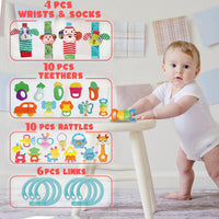 Cocurb 30 PCs High Contrast Baby Toy Gift Set for Infants Rattles – Fun for Kids & Family - image 2