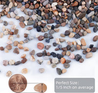 Silica Gravel, Multi-Purpose Mixed Silica Sand for Fire Pits - 5LB / Natural Colorful - image 2