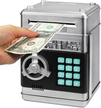 HUSAN rose gold electronic ATM piggy bank for kids with password keypad - view 5
