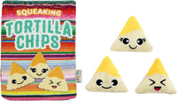 Outward Hound Hide-A-Birthday-Cake Plush Squeaky Dog Toy - Tortilla Chips