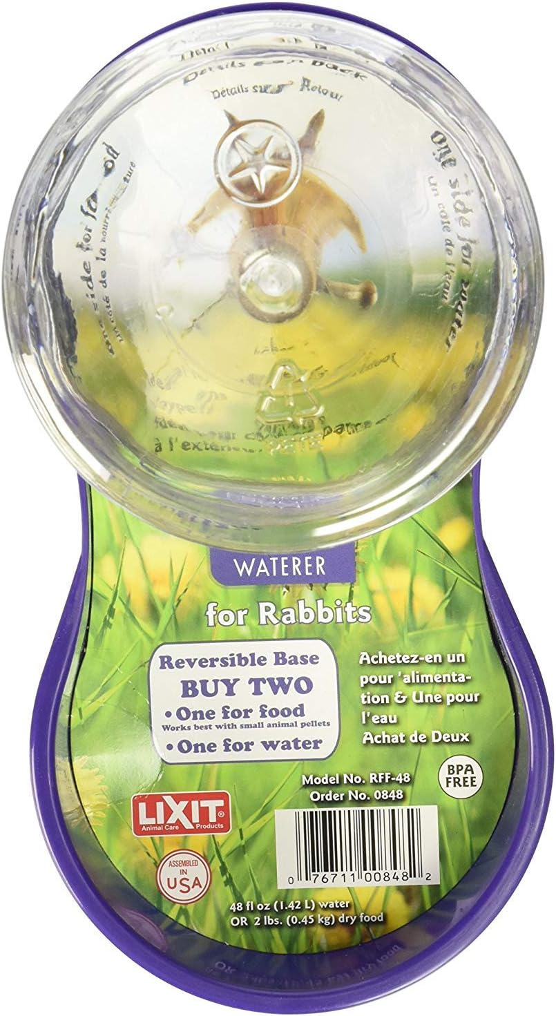 Lixit Reversible Waterer/Feeder for Rabbits and Other Small Animals. - image 4
