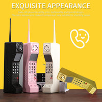 TOTITOM retro brick cell phone prop in pink with printed keys and antenna - view 14