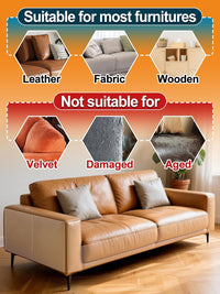 16 Pack 17"x11.8" Cat Scratch Furniture Protector for Leather Couch – Essentials for Cats - 10 Pack-17×11.8in - image 4