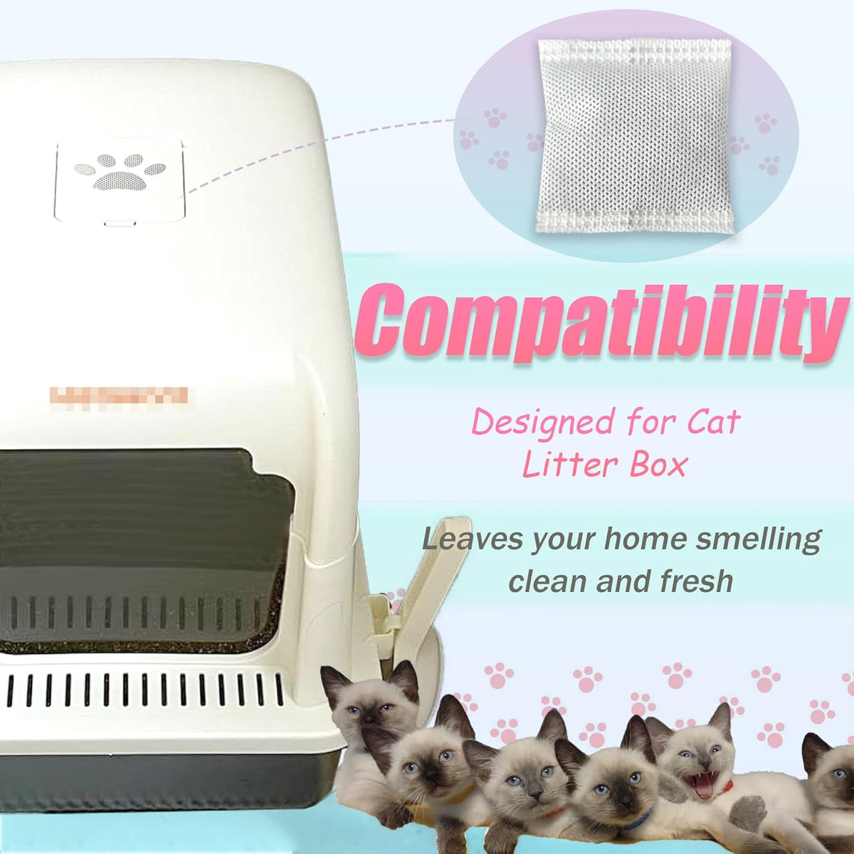 12 Pack Universal Odor Eliminator for Hooded Cat Litter Box - image 2