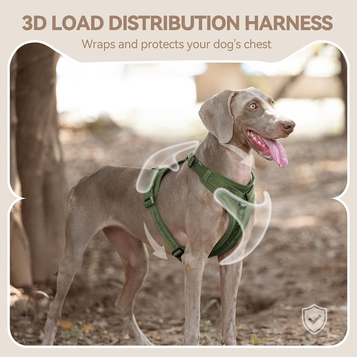 Sunraymascota Dog Harness - XS (Neck: 10-16", Chest: 14-20") / Misty Green - image 4