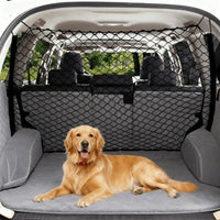 Dog Car Barrier Vehicle Pet Barrier Backseat Mesh Dog Car Divider Net - 47 x 27 Inch