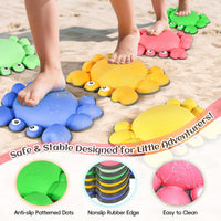 TOPNEW crab balance stepping stones for kids in bright colors, set of 6 - view 14