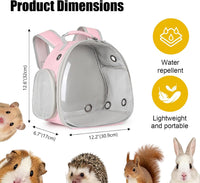 Guinea Pig Carrier Backpack - Pink / Backpack - image 2