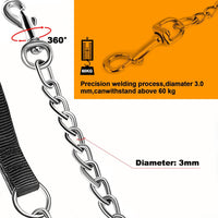 Heavy Duty Metal Dog Leash - 6 FTx3 mm (30-120 lbs) - image 2