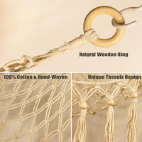 Stuffed Animal Toy Storage Hammock with LED Light - Beige / L (39.5"*39.5"*48") - image 4
