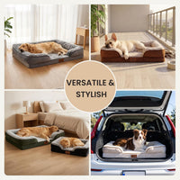 Orthopedic Dog Bed Medium Size Dog, Memory Foam Dog Bed Couch - Grey / 30.0" L x 20.0" W x 6.3" Th - image 4