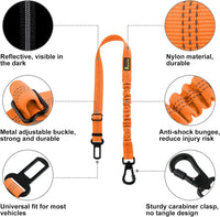 Plutus Pet Dog Seat Belt for Car - Orange - image 2