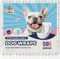 Dog Diapers Male, X-Small 50 Ct - Medium: 50Ct