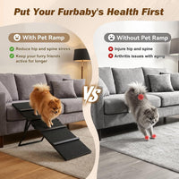Metal Dog Ramp for Couch, Foldable Pet Ramp for Small Dogs – Essentials for Dogs - image 3