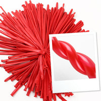 260 Balloons - Clear Long Balloons for Tying Balloon Arch & Balloon Ties – Fun for Kids & Family - Pearl Red - image 4