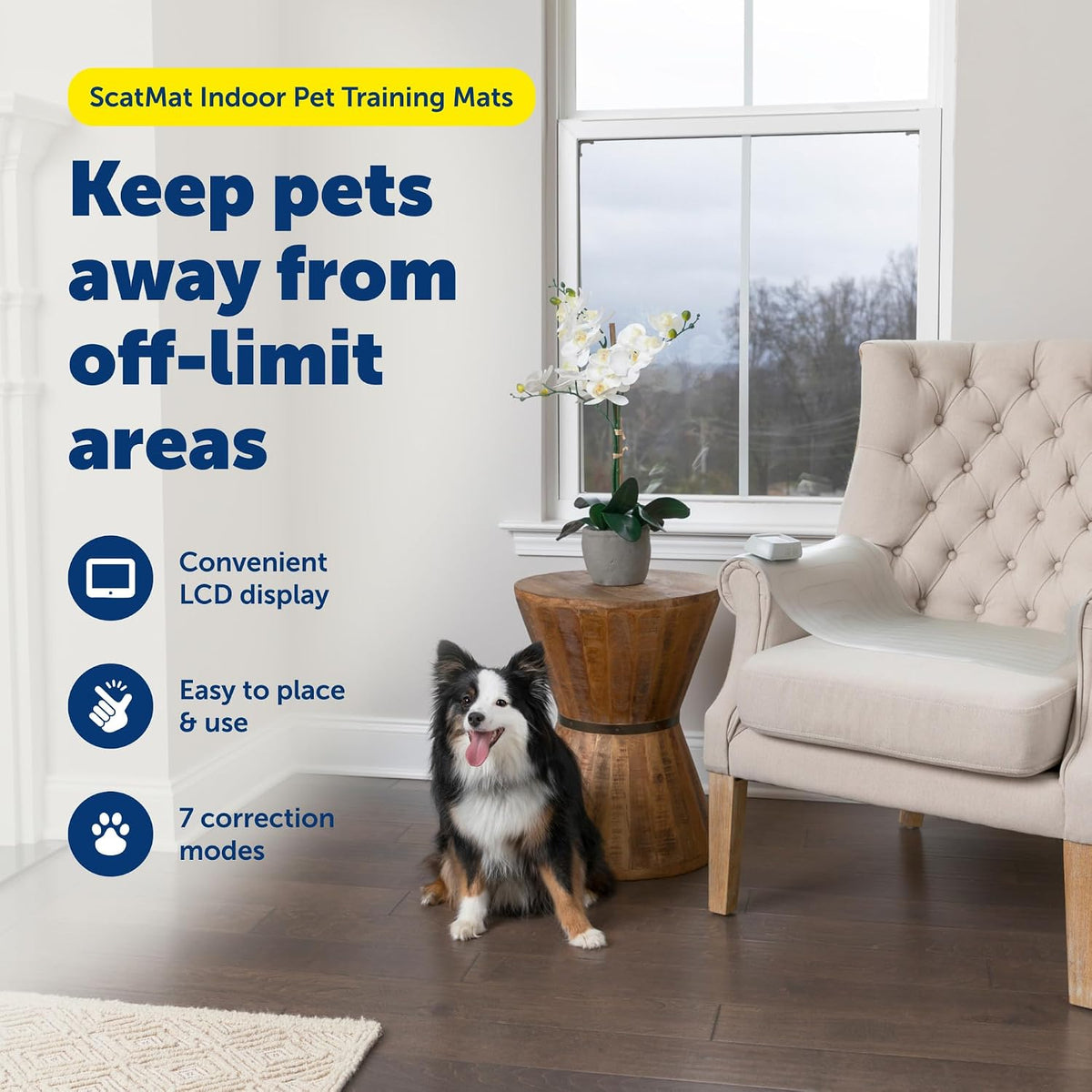 PetSafe ScatMat Indoor Training Mat – Essentials for Dogs - Medium 30" x 16" - image 2