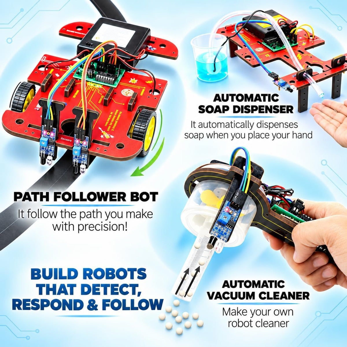 Butterfly EduFields 10in1 STEM Electronics Robotics Kit for Kids Ages - Robotic Kit For Kids - image 2