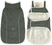Malier Dog Coat Warm Dog Winter Coat - Green / Large