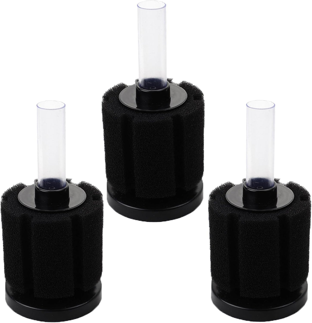 AQUANEAT 3 Pack Aquarium Bio Sponge Filter Breeding Fry Betta Shrimp - Middle up to 20Gal