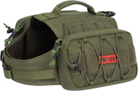 OneTigris Dog Backpack for Medium & Large Dogs - Green / Medium