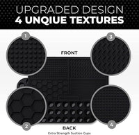 Pup Culture Dog Lick Mat for Dogs (2 Pack), Feeding Pad for Anxious Pets Plus 4 Different Puzzles for Mental Stimulation for Dogs - Supports Mental, Dental, and Digestive Health - Heavy Duty